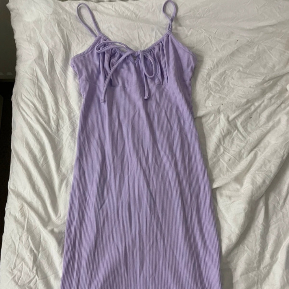 light purple mini dress